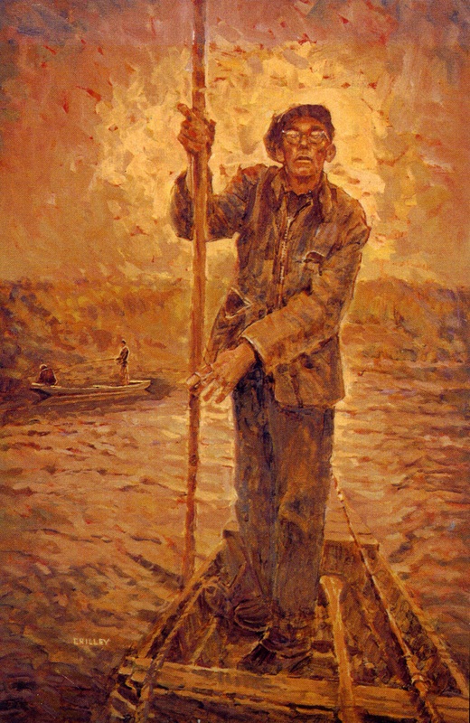 Painting of Dan MacIntosh by Joe Crilley