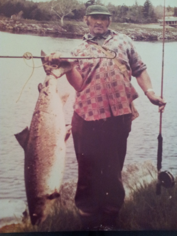 Ira Pye with huge St. Mary's Salmon